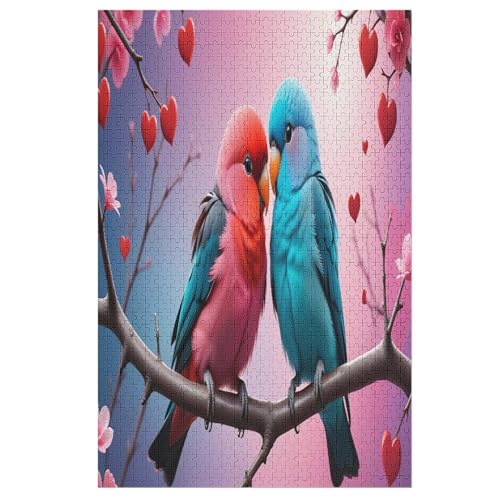 Süßer Vogel Puzzle 1000 Teile, Holzpuzzle Herausforderndes Geschicklichkeitsspiel Für Die Ganze Familie, Kinder Erwachsenenpuzzle Ab 12 Jahren 78×53cm Süßer Vogel Puzzle 1000 Teile, Holzpuzzle Herausforderndes Geschicklichkeitsspiel Für Die Ganze Familie, Kinder Erwachsenenpuzzle Ab 12 Jahren 78×53cm von AASWDDS