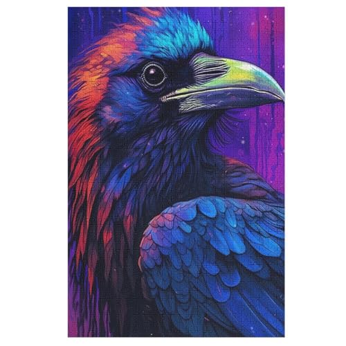 Vogel Holzpuzzle 1000 Teile Klassische Puzzles Erwachsene Kinder Puzzle DIY Kit Holzspielzeug Einzigartiges Geschenk 78×53cm Vogel Holzpuzzle 1000 Teile Klassische Puzzles Erwachsene Kinder Puzzle DIY Kit Holzspielzeug Einzigartiges Geschenk 78×53cm von AASWDDS