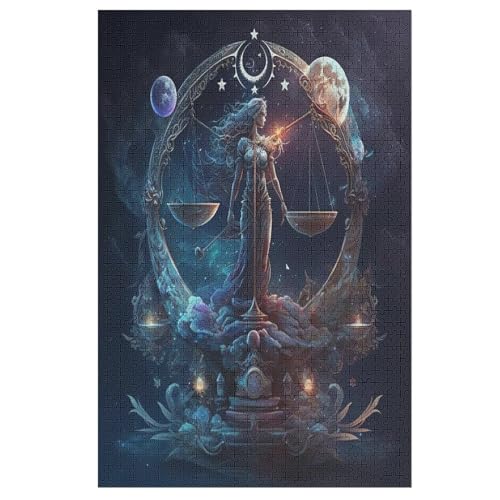 Waage Puzzle 1000 Teile, Holzpuzzle Herausforderndes Geschicklichkeitsspiel Für Die Ganze Familie, Kinder Erwachsenenpuzzle Ab 12 Jahren 78×53cm Waage Puzzle 1000 Teile, Holzpuzzle Herausforderndes Geschicklichkeitsspiel Für Die Ganze Familie, Kinder Erwachsenenpuzzle Ab 12 Jahren 78×53cm von AASWDDS