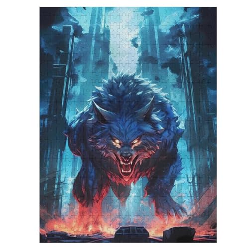 Wolf 500 Teile Premium-Puzzles Für Erwachsene Kinder- Holzpuzzles Spaß Und Lernspiele - Perfekte Puzzle-Geschenke 55×41cm Wolf 500 Teile Premium-Puzzles Für Erwachsene Kinder- Holzpuzzles Spaß Und Lernspiele - Perfekte Puzzle-Geschenke 55×41cm von AASWDDS