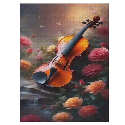 500-teiliges Puzzle Für Erwachsene, Violine Holzpuzzle, Gehirn-Herausforderung,Puzzles Spielzeugspiel 55×41cm 500-teiliges Puzzle Für Erwachsene, Violine Holzpuzzle, Gehirn-Herausforderung,Puzzles Spielzeugspiel 55×41cm von AASWDFR