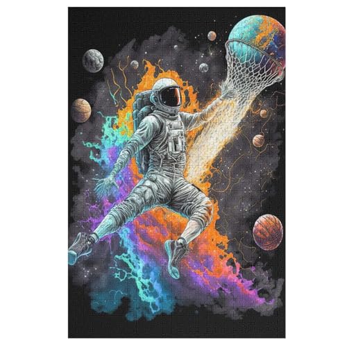 Astronaut 1000 Teile Puzzles Für Erwachsene, Impossible Puzzle, GesKükenlichkeitsspiel Für Die Ganze Familie, Kinder Holzpuzzle 78×53cm Astronaut 1000 Teile Puzzles Für Erwachsene, Impossible Puzzle, GesKükenlichkeitsspiel Für Die Ganze Familie, Kinder Holzpuzzle 78×53cm von AASWDFR
