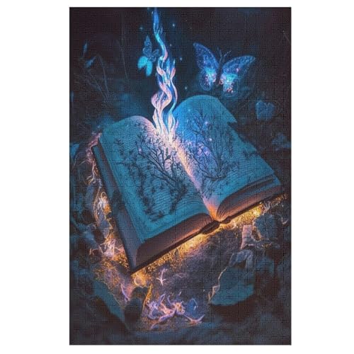Buch Puzzle 1000 Teile, Holzpuzzle Herausforderndes Geschicklichkeitsspiel Für Die Ganze Familie, Kinder Erwachsenenpuzzle Ab 12 Jahren 78×53cm Buch Puzzle 1000 Teile, Holzpuzzle Herausforderndes Geschicklichkeitsspiel Für Die Ganze Familie, Kinder Erwachsenenpuzzle Ab 12 Jahren 78×53cm von AASWDFR