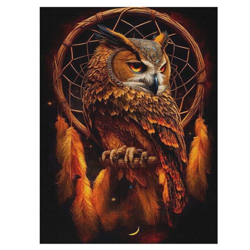Eule Puzzles 1000 Teile Erwachsener Kniffel Spaß Für Die Ganze Familie, Holzpuzzle Kinder Erwachsene, Impossible Puzzle Schwer 55×41cm Eule Puzzles 1000 Teile Erwachsener Kniffel Spaß Für Die Ganze Familie, Holzpuzzle Kinder Erwachsene, Impossible Puzzle Schwer 55×41cm von AASWDFR