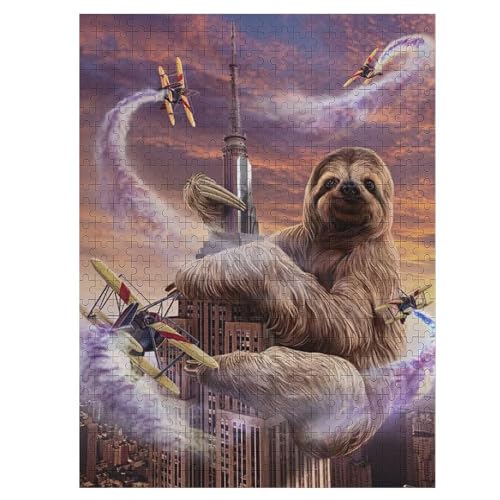 Faultier 1000 Teile Premium-Puzzles Für Erwachsene Kinder- Holzpuzzles Spaß Und Lernspiele - Perfekte Puzzle-Geschenke 55×41cm Faultier 1000 Teile Premium-Puzzles Für Erwachsene Kinder- Holzpuzzles Spaß Und Lernspiele - Perfekte Puzzle-Geschenke 55×41cm von AASWDFR