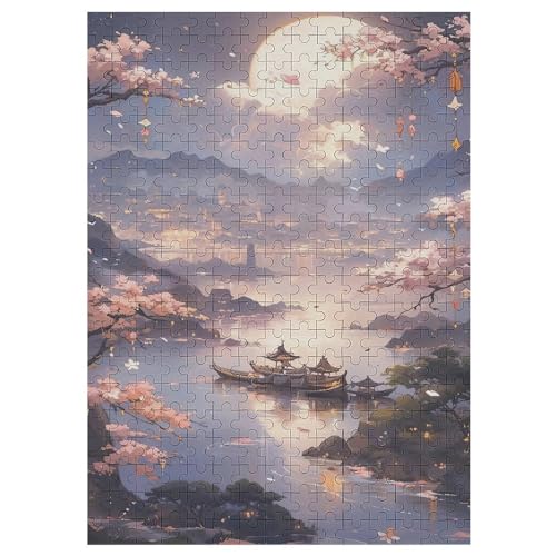 Für Erwachsene 300-Teiliges Japan Style -Puzzles, Holzbrett-Puzzle, Für Kinder, Geschenke, 42×30cm Für Erwachsene 300-Teiliges Japan Style -Puzzles, Holzbrett-Puzzle, Für Kinder, Geschenke, 42×30cm von AASWDFR