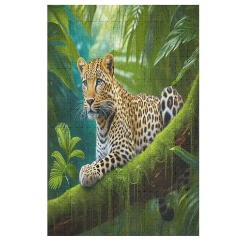 Gepard Holzpuzzle 1000 Teile Klassische Puzzles Erwachsene Kinder Puzzle DIY Kit Holzspielzeug Einzigartiges Geschenk 78×53cm Gepard Holzpuzzle 1000 Teile Klassische Puzzles Erwachsene Kinder Puzzle DIY Kit Holzspielzeug Einzigartiges Geschenk 78×53cm von AASWDFR
