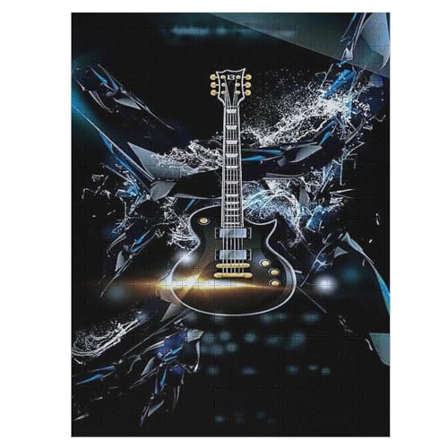 Gitarren 1000 Teile Puzzles Für Erwachsene, Impossible Puzzle, Geschicklichkeitsspiel Für Die Ganze Familie, Kinder Holzpuzzle 55×41cm Gitarren 1000 Teile Puzzles Für Erwachsene, Impossible Puzzle, Geschicklichkeitsspiel Für Die Ganze Familie, Kinder Holzpuzzle 55×41cm von AASWDFR