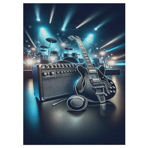 Gitarren Holzpuzzle 300 Teile Klassische Puzzles Erwachsene Kinder Puzzle DIY Kit Holzspielzeug Einzigartiges Geschenk 42×30cm Gitarren Holzpuzzle 300 Teile Klassische Puzzles Erwachsene Kinder Puzzle DIY Kit Holzspielzeug Einzigartiges Geschenk 42×30cm von AASWDFR