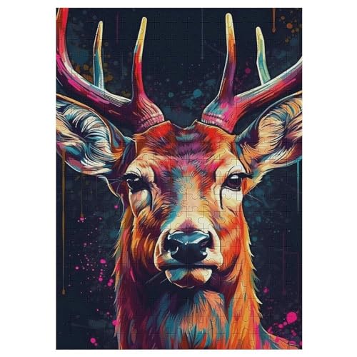 Hirsch Holzpuzzle 1000 Teile Klassische Puzzles Erwachsene Kinder Puzzle DIY Kit Holzspielzeug Einzigartiges Geschenk 42×30cm Hirsch Holzpuzzle 1000 Teile Klassische Puzzles Erwachsene Kinder Puzzle DIY Kit Holzspielzeug Einzigartiges Geschenk 42×30cm von AASWDFR