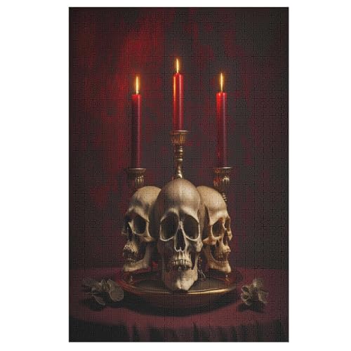 Holzpuzzle Horrorkunst Puzzle 1000 Teile Erwachsene Klassische Pädagogisches Spielzeug Kinder Lernspiel Herausforderndes Puzzles 78×53cm Holzpuzzle Horrorkunst Puzzle 1000 Teile Erwachsene Klassische Pädagogisches Spielzeug Kinder Lernspiel Herausforderndes Puzzles 78×53cm von AASWDFR