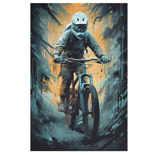 Holzpuzzle Mountainbike Puzzle 1000 Teile Erwachsene Klassische Pädagogisches Spielzeug Kinder Lernspiel Herausforderndes Puzzles 78×53cm Holzpuzzle Mountainbike Puzzle 1000 Teile Erwachsene Klassische Pädagogisches Spielzeug Kinder Lernspiel Herausforderndes Puzzles 78×53cm von AASWDFR