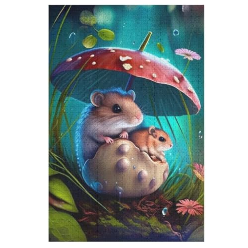 Holzpuzzles 1000 Teile Mäuse -Puzzle Für Jungen Und Mädchen, Schwierigkeitsgrad, Lernspiele, Familienspielzeug 78×53cm Holzpuzzles 1000 Teile Mäuse -Puzzle Für Jungen Und Mädchen, Schwierigkeitsgrad, Lernspiele, Familienspielzeug 78×53cm von AASWDFR