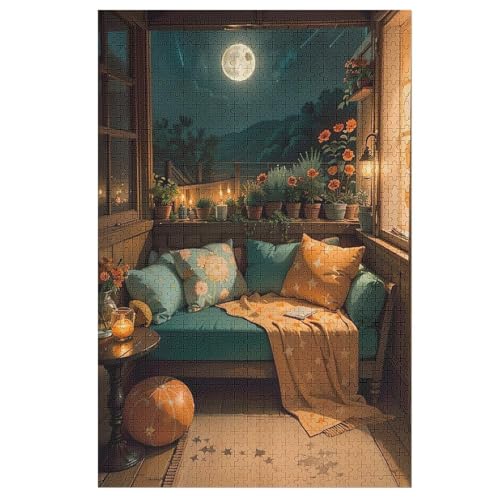 Japan Style 1000 Teile Puzzles Für Erwachsene, Impossible Puzzle, Geschicklichkeitsspiel Für Die Ganze Familie, Kinder Holzpuzzle 78×53cm Japan Style 1000 Teile Puzzles Für Erwachsene, Impossible Puzzle, Geschicklichkeitsspiel Für Die Ganze Familie, Kinder Holzpuzzle 78×53cm von AASWDFR