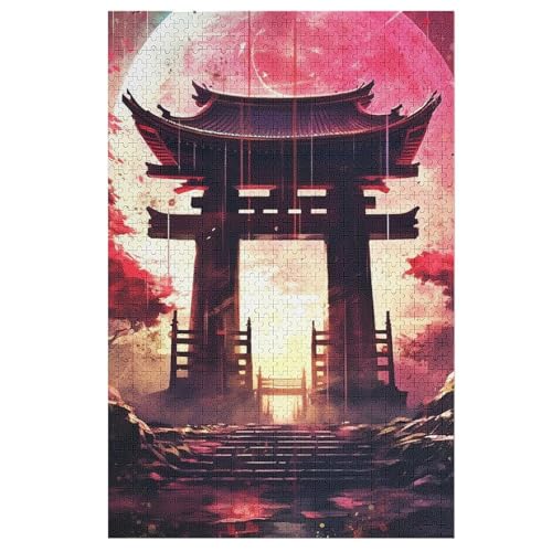 Japanisches Tori-Tor Puzzle 1000 Teile, Holzpuzzle Herausforderndes Geschicklichkeitsspiel Für Die Ganze Familie, Kinder Erwachsenenpuzzle Ab 12 Jahren 78×53cm Japanisches Tori-Tor Puzzle 1000 Teile, Holzpuzzle Herausforderndes Geschicklichkeitsspiel Für Die Ganze Familie, Kinder Erwachsenenpuzzle Ab 12 Jahren 78×53cm von AASWDFR