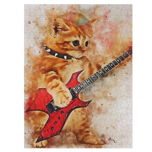 Katze Puzzle 500 Teile, Holzpuzzle Für Erwachsene Kinder, Impossible Puzzles, Geschicklichkeitsspiel Für Die Ganze Familie 55×41cm Katze Puzzle 500 Teile, Holzpuzzle Für Erwachsene Kinder, Impossible Puzzles, Geschicklichkeitsspiel Für Die Ganze Familie 55×41cm von AASWDFR
