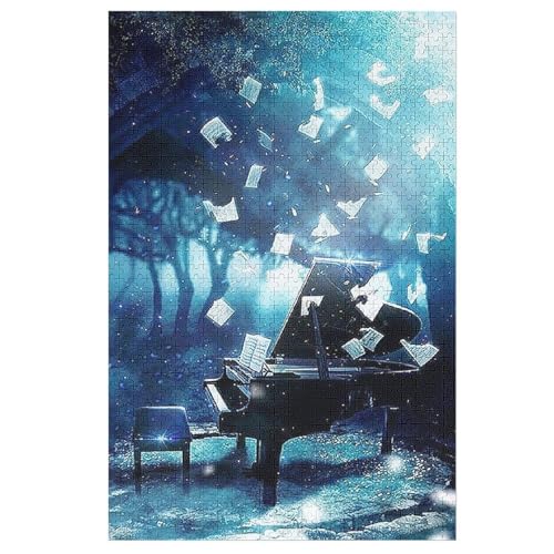 Klavier Puzzle 1000 Teile, Holzpuzzle Herausforderndes Geschicklichkeitsspiel Für Die Ganze Familie, Kinder Erwachsenenpuzzle Ab 12 Jahren 78×53cm Klavier Puzzle 1000 Teile, Holzpuzzle Herausforderndes Geschicklichkeitsspiel Für Die Ganze Familie, Kinder Erwachsenenpuzzle Ab 12 Jahren 78×53cm von AASWDFR