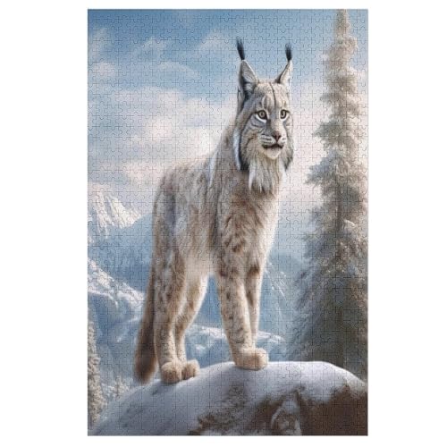 Luchs Puzzle 1000 Teile, Holzpuzzle Herausforderndes Geschicklichkeitsspiel Für Die Ganze Familie, Kinder Erwachsenenpuzzle Ab 12 Jahren 78×53cm Luchs Puzzle 1000 Teile, Holzpuzzle Herausforderndes Geschicklichkeitsspiel Für Die Ganze Familie, Kinder Erwachsenenpuzzle Ab 12 Jahren 78×53cm von AASWDFR
