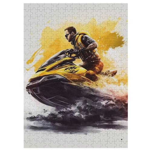 Motorboot 300 Teile Puzzles Für Erwachsene,Holzpuzzle - Verringerter Druck Schwieriges Unmögliche Puzzle Für 12+ Kinder 42×30cm Motorboot 300 Teile Puzzles Für Erwachsene,Holzpuzzle - Verringerter Druck Schwieriges Unmögliche Puzzle Für 12+ Kinder 42×30cm von AASWDFR