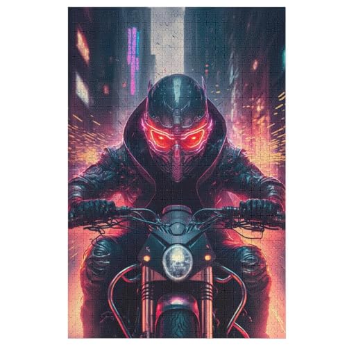 Motorradfahrt -Puzzle, 1000 Teile,Holzpuzzle Für Erwachsene Kinder, Lustiges Spielzeug, Denkspiel, Bildungsspiel, 78×53cm Motorradfahrt -Puzzle, 1000 Teile,Holzpuzzle Für Erwachsene Kinder, Lustiges Spielzeug, Denkspiel, Bildungsspiel, 78×53cm von AASWDFR