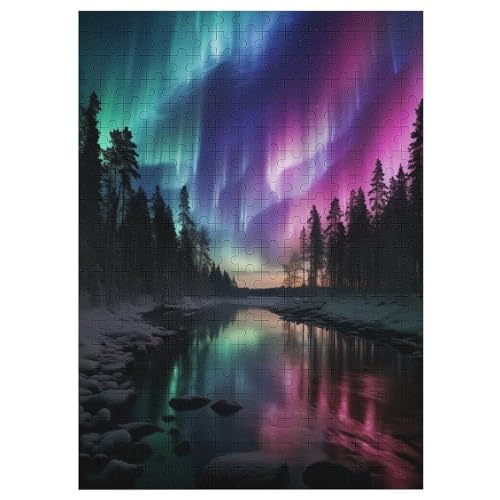 Nordlichter Norwegen Puzzle 300 Teile, Holzpuzzle Für Erwachsene Kinder, Impossible Puzzles, Geschicklichkeitsspiel Für Die Ganze Familie 42×30cm Nordlichter Norwegen Puzzle 300 Teile, Holzpuzzle Für Erwachsene Kinder, Impossible Puzzles, Geschicklichkeitsspiel Für Die Ganze Familie 42×30cm von AASWDFR