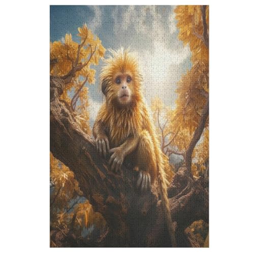Puzzles AFFE, 1000 Teile, Puzzle Aus Holz Für Erwachsene Und Kinder Ab 12 Jahren, Lernspielzeug 78×53cm Puzzles AFFE, 1000 Teile, Puzzle Aus Holz Für Erwachsene Und Kinder Ab 12 Jahren, Lernspielzeug 78×53cm von AASWDFR