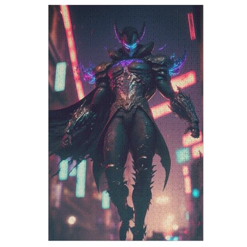 Puzzles Cyborg, 1000 Teile, Puzzle Aus Holz Für Erwachsene Und Kinder Ab 12 Jahren, Lernspielzeug 78×53cm Puzzles Cyborg, 1000 Teile, Puzzle Aus Holz Für Erwachsene Und Kinder Ab 12 Jahren, Lernspielzeug 78×53cm von AASWDFR