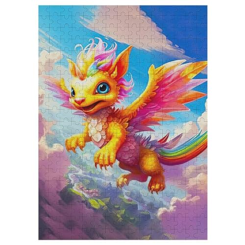 Puzzles Drache, 300-teiliges Holzpuzzle Für Erwachsene Und Kinder Ab 12 Jahren. Tolles Geschenk Für Erwachsene 42×30cm Puzzles Drache, 300-teiliges Holzpuzzle Für Erwachsene Und Kinder Ab 12 Jahren. Tolles Geschenk Für Erwachsene 42×30cm von AASWDFR