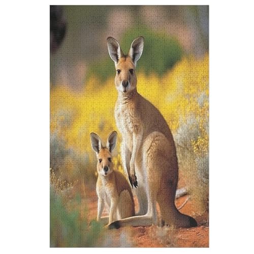Puzzles Für Erwachsene, 1000 Teile, Känguru, Kreative Holzpuzzles, Praktisches Spiel, Familiendekoration 78×53cm Puzzles Für Erwachsene, 1000 Teile, Känguru, Kreative Holzpuzzles, Praktisches Spiel, Familiendekoration 78×53cm von AASWDFR