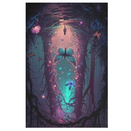 Puzzles Für Erwachsene, 1000 Teile, Schmetterling, Kreative Holzpuzzles, Praktisches Spiel, Familiendekoration 78×53cm Puzzles Für Erwachsene, 1000 Teile, Schmetterling, Kreative Holzpuzzles, Praktisches Spiel, Familiendekoration 78×53cm von AASWDFR