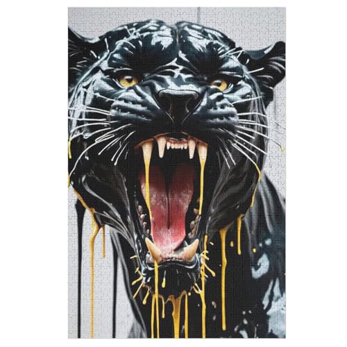 Puzzles Leopard, 1000 Teile, Puzzle Aus Holz Für Erwachsene Und Kinder Ab 12 Jahren, Lernspielzeug 78×53cm Puzzles Leopard, 1000 Teile, Puzzle Aus Holz Für Erwachsene Und Kinder Ab 12 Jahren, Lernspielzeug 78×53cm von AASWDFR