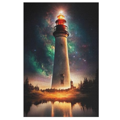 Puzzles Leuchtfeuer, 1000 Teile, Puzzle Aus Holz Für Erwachsene Und Kinder Ab 12 Jahren, Lernspielzeug 78×53cm Puzzles Leuchtfeuer, 1000 Teile, Puzzle Aus Holz Für Erwachsene Und Kinder Ab 12 Jahren, Lernspielzeug 78×53cm von AASWDFR