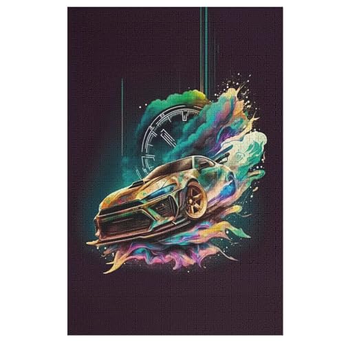 Puzzles Sportwagen, 1000 Teile, Puzzle Aus Holz Für Erwachsene Und Kinder Ab 12 Jahren, Lernspielzeug 78×53cm Puzzles Sportwagen, 1000 Teile, Puzzle Aus Holz Für Erwachsene Und Kinder Ab 12 Jahren, Lernspielzeug 78×53cm von AASWDFR