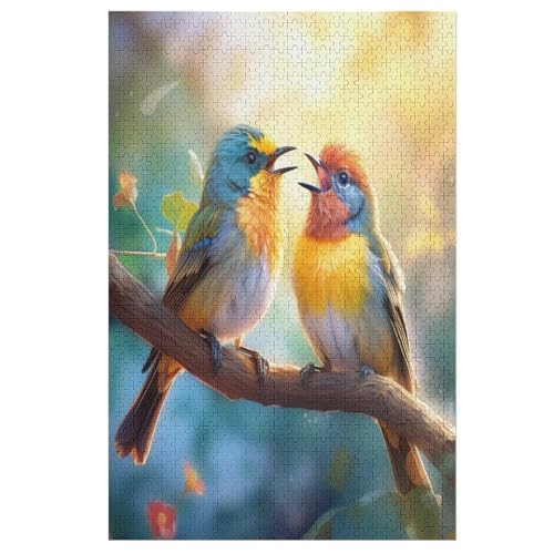 Puzzles Vogel, 1000 Teile, Puzzle Aus Holz Für Erwachsene Und Kinder Ab 12 Jahren, Lernspielzeug 78×53cm Puzzles Vogel, 1000 Teile, Puzzle Aus Holz Für Erwachsene Und Kinder Ab 12 Jahren, Lernspielzeug 78×53cm von AASWDFR