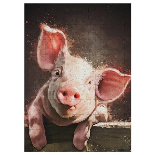 Schwein Puzzles 300 Teile Erwachsener Kniffel Spaß Für Die Ganze Familie, Holzpuzzle Kinder Erwachsene, Impossible Puzzle Schwer 42×30cm Schwein Puzzles 300 Teile Erwachsener Kniffel Spaß Für Die Ganze Familie, Holzpuzzle Kinder Erwachsene, Impossible Puzzle Schwer 42×30cm von AASWDFR