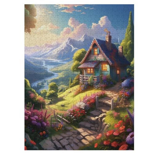 Süße Landschaft Puzzle 500 Teile, Holzpuzzle Herausforderndes Geschicklichkeitsspiel Für Die Ganze Familie, Kinder Erwachsenenpuzzle Ab 12 Jahren 55×41cm Süße Landschaft Puzzle 500 Teile, Holzpuzzle Herausforderndes Geschicklichkeitsspiel Für Die Ganze Familie, Kinder Erwachsenenpuzzle Ab 12 Jahren 55×41cm von AASWDFR