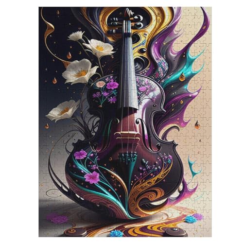 Violine 500 Teile Premium-Puzzles Für Erwachsene Kinder- Holzpuzzles Spaß Und Lernspiele - Perfekte Puzzle-Geschenke 55×41cm Violine 500 Teile Premium-Puzzles Für Erwachsene Kinder- Holzpuzzles Spaß Und Lernspiele - Perfekte Puzzle-Geschenke 55×41cm von AASWDFR