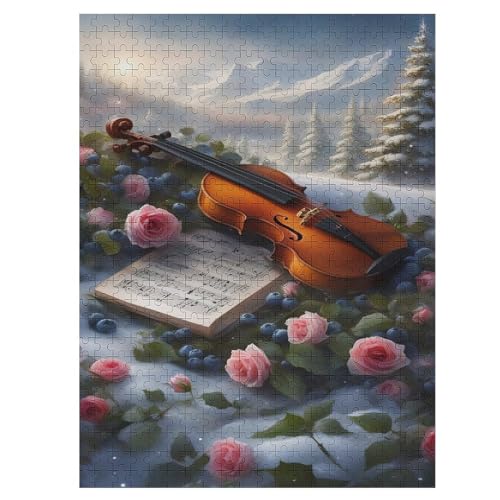 Violine 500 Teile Puzzles Für Erwachsene,Holzpuzzle - Verringerter Druck Schwieriges Unmögliche Puzzle Für 12+ Kinder 55×41cm Violine 500 Teile Puzzles Für Erwachsene,Holzpuzzle - Verringerter Druck Schwieriges Unmögliche Puzzle Für 12+ Kinder 55×41cm von AASWDFR