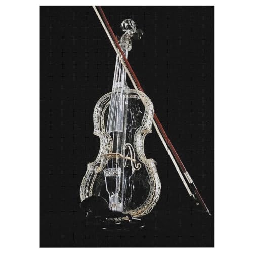 Violine Puzzle 1000 Teile, Holzpuzzle Herausforderndes Geschicklichkeitsspiel Für Die Ganze Familie, Kinder Erwachsenenpuzzle Ab 12 Jahren 42×30cm Violine Puzzle 1000 Teile, Holzpuzzle Herausforderndes Geschicklichkeitsspiel Für Die Ganze Familie, Kinder Erwachsenenpuzzle Ab 12 Jahren 42×30cm von AASWDFR