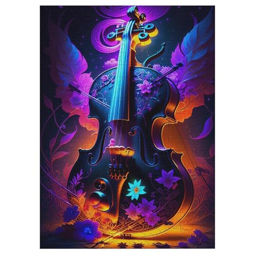 Violine Puzzles 300 Teile Erwachsener Kniffel Spaß Für Die Ganze Familie, Holzpuzzle Kinder Erwachsene, Impossible Puzzle Schwer 42×30cm Violine Puzzles 300 Teile Erwachsener Kniffel Spaß Für Die Ganze Familie, Holzpuzzle Kinder Erwachsene, Impossible Puzzle Schwer 42×30cm von AASWDFR