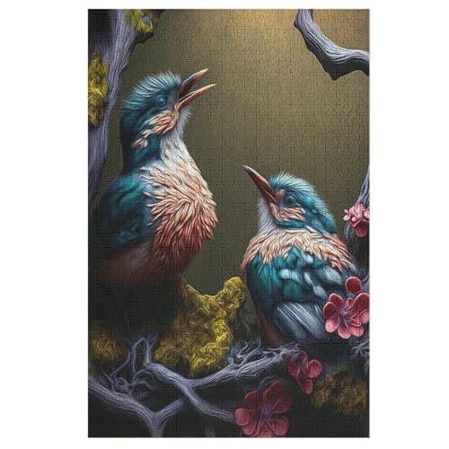 Vogel Holzpuzzle 1000 Teile Klassische Puzzles Erwachsene Kinder Puzzle DIY Kit Holzspielzeug Einzigartiges Geschenk 78×53cm Vogel Holzpuzzle 1000 Teile Klassische Puzzles Erwachsene Kinder Puzzle DIY Kit Holzspielzeug Einzigartiges Geschenk 78×53cm von AASWDFR