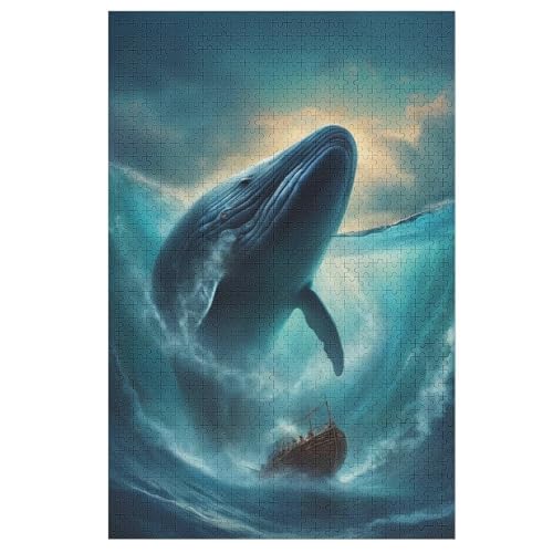 Wals Puzzle 1000 Teile, Holzpuzzle Herausforderndes Geschicklichkeitsspiel Für Die Ganze Familie, Kinder Erwachsenenpuzzle Ab 12 Jahren 78×53cm von AASWDFR