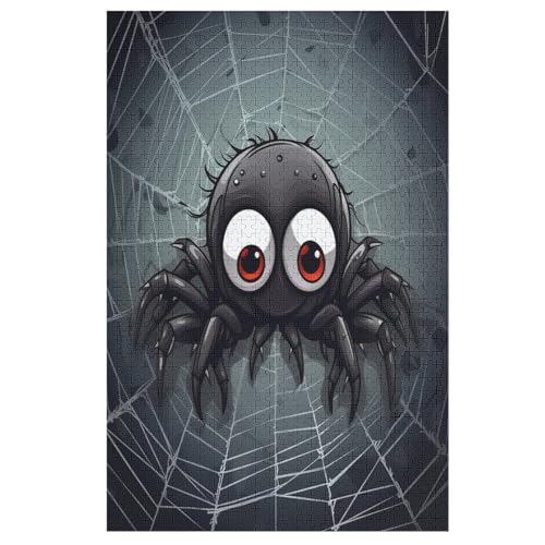 1000-teiliges Puzzle Für Erwachsene, Animal Spinne Holzpuzzle, Gehirn-Herausforderung,Puzzles Spielzeugspiel （78×53cm） von AASWSWW