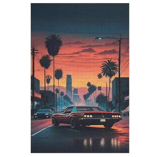 1000-teiliges Puzzle Für Erwachsene, Sportwagen -Puzzles, Dekompressionsspiel, Spielzeugpuzzles, Geburtstagsgeschenke （78×53cm） von AASWSWW