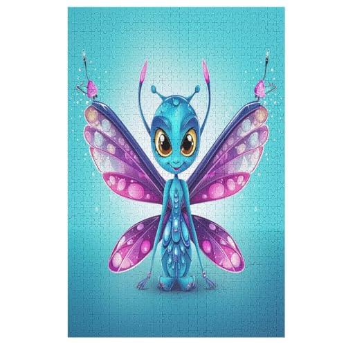 Animal Schmetterling 1000 Teile Puzzles, Wood Craft, Hochwertiges Modernes Puzzle, DIY, Für Erwachsene Und Kinder Ab 12 Jahren, （78×53cm） von AASWSWW