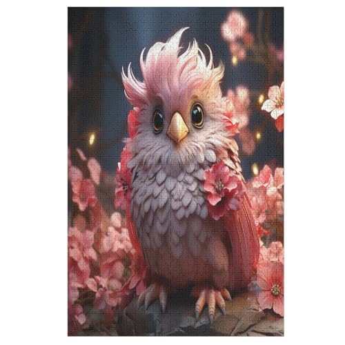 Animal Vogel Holzpuzzle 1000 Teile,Puzzles Für Erwachsene, Impossible Puzzle, Kinder Legespiel （78×53cm） von AASWSWW