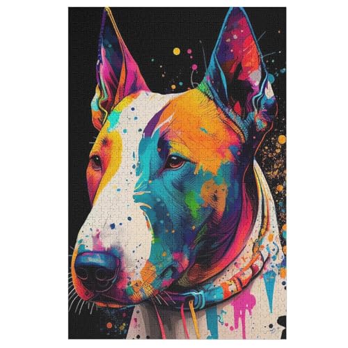 Doberman allemand Puzzle 1000 Teile, Holzpuzzle Herausforderndes Geschicklichkeitsspiel Für Die Ganze Familie, Kinder Erwachsenenpuzzle Ab 12 Jahren （78×53cm） von AASWSWW