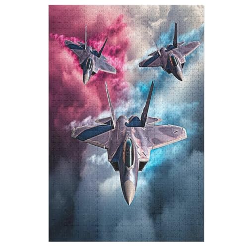 Kämpfer Holzpuzzle 1000 Teile Klassische Puzzles Erwachsene Kinder Puzzle DIY Kit Holzspielzeug Einzigartiges Geschenk （78×53cm） von AASWSWW