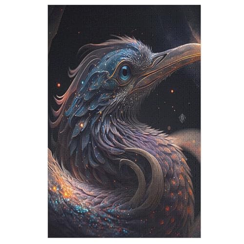 Puzzles Tierreiher, 1000 Teile, Puzzle Aus Holz Für Erwachsene Und Kinder Ab 12 Jahren, Lernspielzeug （78×53cm） von AASWSWW