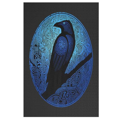 Puzzles Wikinger Myth, 1000 Teile, Puzzle Aus Holz Für Erwachsene Und Kinder Ab 12 Jahren, Lernspielzeug （78×53cm） von AASWSWW